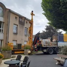 Illustration de Forage du 1er puits géothermie